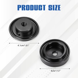 Wuyaoyao Car Wiper Plug, Rear Wiper Plug for Cars, Rear Window Wiper Delete Kit, Windshield Wipers Block off Grommet Cap, Waterproof Wipers Block Off Plug Cap for Civic RSX Integra (Black)