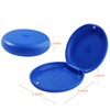 BICASUU (2 Pack) Retainer Case,Solid Orthodontic Retainer Case (Blue)