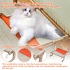 PRITOK Cat Hammock for Windows: Hammock Cat Heating Cat Bed