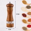 Pepper Mill Wood Salt and Pepper Grinder Pepper Grinder Adjustable