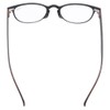 Eyekepper 4-Pack Runde Voll Coverage Ultradünnes Flex-Rahmen Lesebrille Leser Schwarz