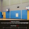 QWORK® Portable LED Sports Scoreboard 0-99 with Adjustable Brightness, Remote
