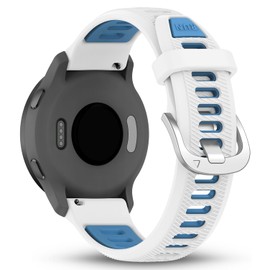 Bolesi 18mm Silicone Watch Bands Compatible with Garmin Venu 3S/2S/Forerunner 265S/255S,Soft Waterproof Replacement Strap for Garmin Vivoactive 4S/Forerunner 255S Music/Vivomove 3S Men Women