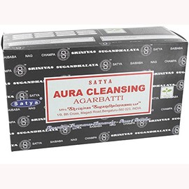 Satya Aura Cleansing Incense Sticks - Box of 12 packs Ayurvedic Range