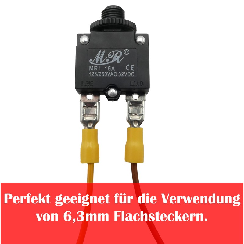 Mini Circuit Breaker 7 Amp Fuse | Max. 250 VAC/32