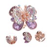 Healeved Butterfly Rhinestone Hair Claw Clip Medium Size Hair Clip