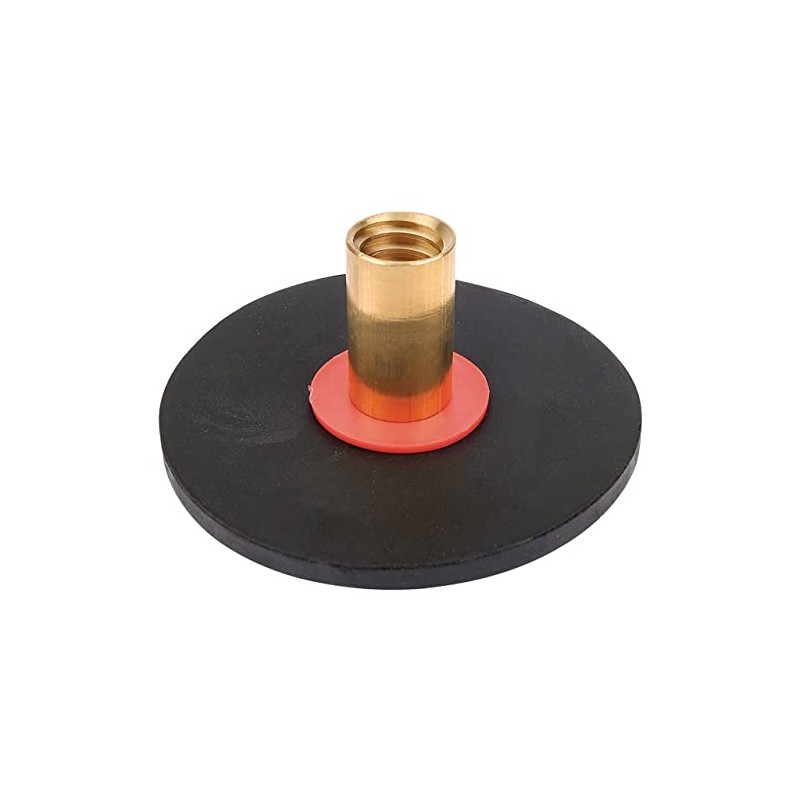 Draper 10635 Drain Rod Plunger Attachment,4", Black