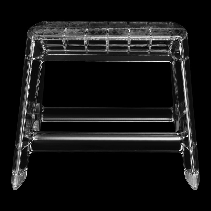 Pinelicorn 2 Step Clear Folding Step Ladder, Photography Stool, Protable
