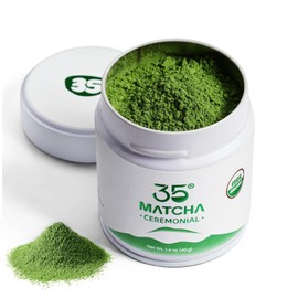 35°N MATCHA Organic Ceremonial Green Tea Powder 1.4 oz