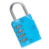 Greoer Combination Lock Sterling Combination Padlock, 4 Digit Combination Padlock,