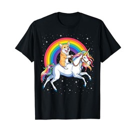 Corgi Unicorn T shirt Girls Space Galaxy Rainbow Corgicorn T-Shirt