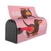 Dujiea Dachshund Puppy Dog Mailbox Cover Mailbox Wraps, Waterproof Mailbox