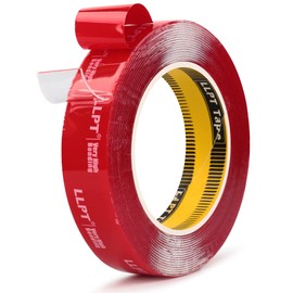 LLPT Double Sided Heavy Duty Tape Waterproof Mounting Tape 1” x 18Ft Two Sided Adhesive Photo Frame Hanging Strips for Poster Automotive Home Deco Nail Box (G491025mm)