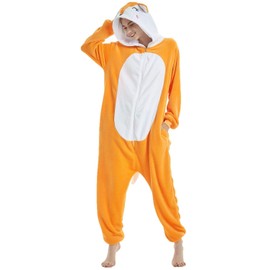 Adult Animal Tiger Fox Deer Cosplay Costume Pajamas Sleepwear S