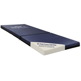 ProHeal Foam Fall Mat for Elderly - Thick Bi-Fold Fall Prevention for Seniors and Children - High-Density Impact-Resistant Safety Floor Mat - Handicapped Patients Bedside Safety 24” x 68” x 4”