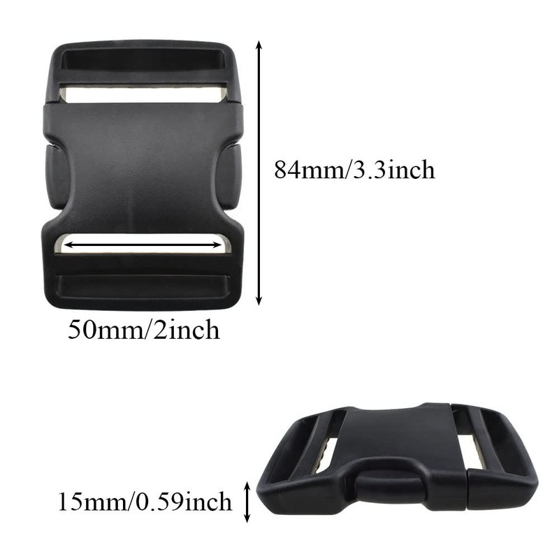 Hao Pro 2" Width Quick Side Release Buckles Speedy Pinch