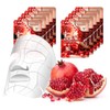 GWM 3W Pomegranate High Adhesion Hot & Cold Mask Sheet 10 Sheets for Travel & Tanning