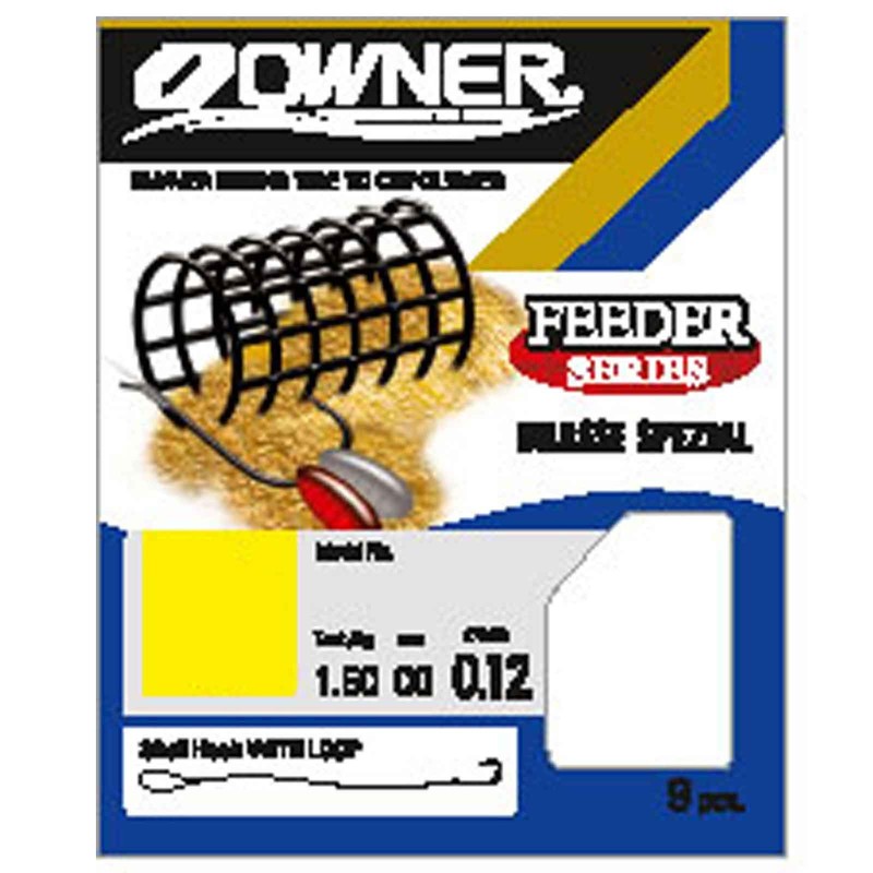 Owner FRL-319 Bream Feeder hooks brown sz.12 - 0,14 mm