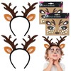 Deer Headband and Reindeer Headband for Christmas, Children and Adults,