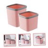 Outanaya 2pcs Desktop Trash Can Waste Bin for No Lid