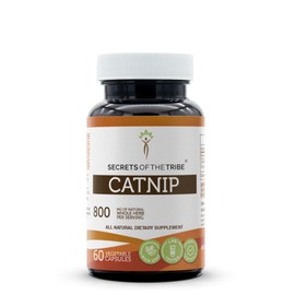 Secrets of the Tribe Catnip 60 Capsules, 800 mg, Catnip (Nepeta Cataria) Dried Herb (60 Capsules)