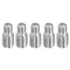 PATIKIL 5 Pack M6*M8*16 Ends Thread Stud Bolts 304 Stainless