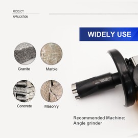 SHDIATOOL Diamond Core Drill Bits Diameter 20mm for Hard Stone Concrete Marble Granite Brick Laser Welded Dry or Wet Hole Saws