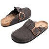 Alpine Swiss Edith - Pantuflas de corcho para mujer, zapatos