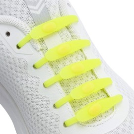 ZOOEASS No Tie Elastic Shoe Laces for Kids and Adults,Best for Sneaker (Yellow)