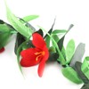 3pcs Assorted Color Hawaiian Leis Tropical Party Simulated Flower Leaf