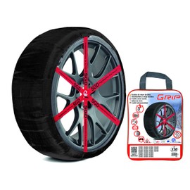 Grip – Textile Snow Chains Size No. 520, Black