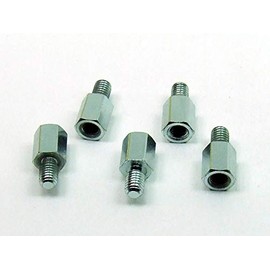 POPESQ® 5 pcs. x Standoff M3 12mm IG-AG Steel Zinc #A2343