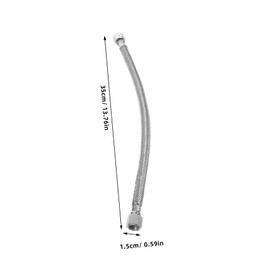 DOITOOL Ir Compressor Hose Lead in Hose for Air Compressors Stainless Steel Air Hose for Industrial Use