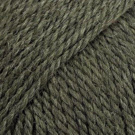 100% Wool Worsted Alaska 4 - Medium Aran - 450g ball - 77 yards 51 Olive Green