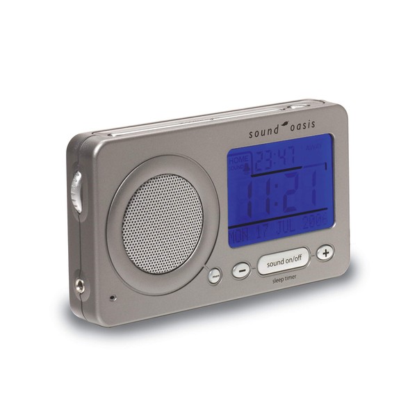 Sound Oasis S-850W Travel Sleep Sound Therapy System, Silver
