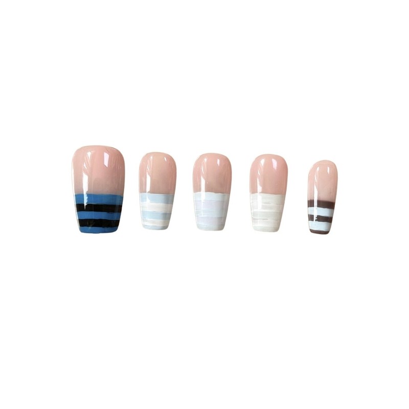 Stee's handmade nail tips - Midi long oval (parts changed