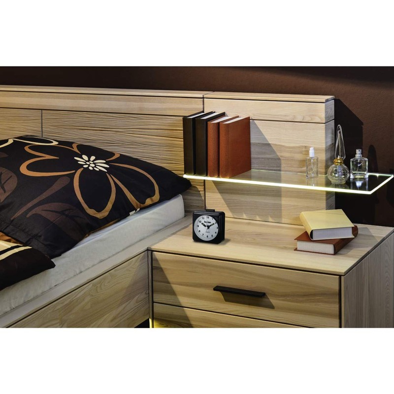 Hama Travel Clock, Black, 5.6 x 3 x 5.6 cm