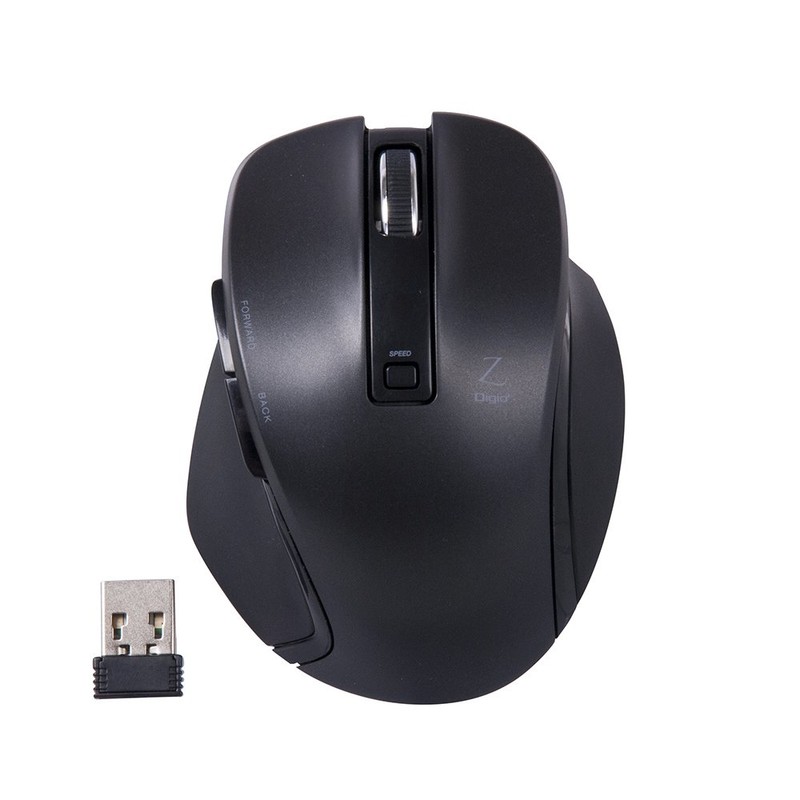 Digio2 Ultimate Shape 2.4GH Wireless Mouse 5 Button Blue LED