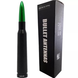 VMS-Racing Green and Black Bullet Antenna for Ford Bronco F150 F250 Excursion All Models