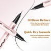 Ultra-Fine Eyebrow Pencil with Waterproof Formula, Long-Lasting, Smudge-Proof, Precision for
