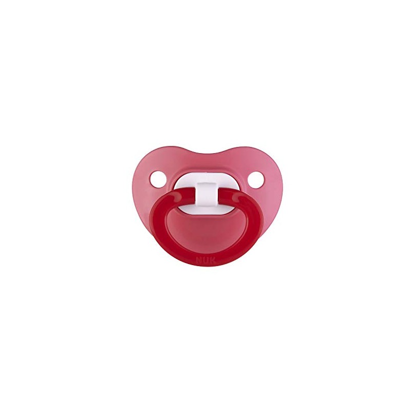 NUK Orthodontic Pacifier, Girl, 6-18 Months, 2-Pack