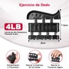 Ejercitador de Mano 6 en 1, Fortalecedor de Agarre, Hand