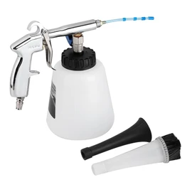 Kit De Limpieza De Coche De Alta PresióN, Pistola De Limpieza Interior De Coche Auto Tornado Cepillo De Lavado De Limpieza Profunda Con Botella De Espuma para CamióN De AutomóVil