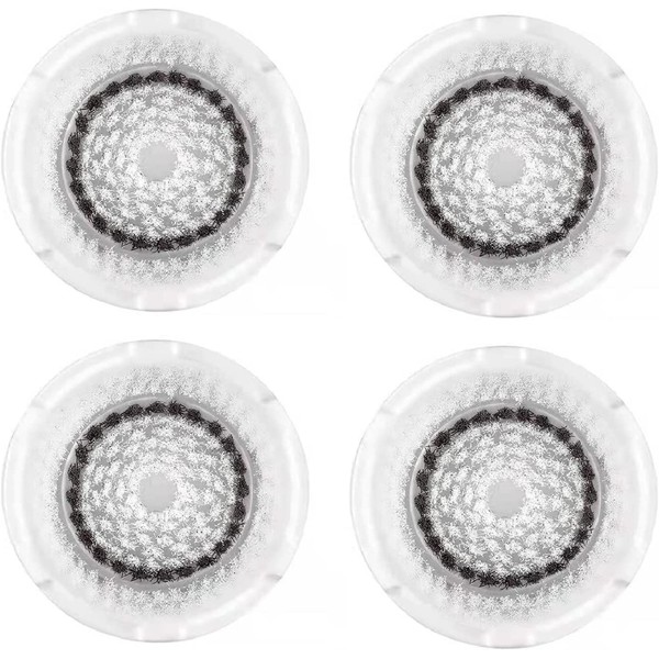 Clarisonic Sensitive Facial Cleansing Brush Head Replacement | Compatible with Mia 1, Mia 2, Mia Fit, Alpha Fit, Smart Profile Uplift and Alpha Fit X, 4 Count