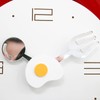 Stephanie Imports Modern Minimalist Frying Pan Shaped Kitchen Wall Clock