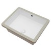 Rectangle Bathroom Sink Undermount - Lordear 18'' Undermount Vessel Sink