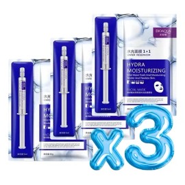 Mascarilla Facial 30g  Suero Ácido Hialurónico 3 Pack                                                                                                 