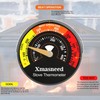 Xmasneed Wood Stove Thermometer Magnetic, 2PCS, Oven Stove Temperature Stove
