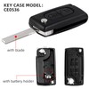PAYFULLY 2 Button Car Key Shell Compatible with CE0536 Flip