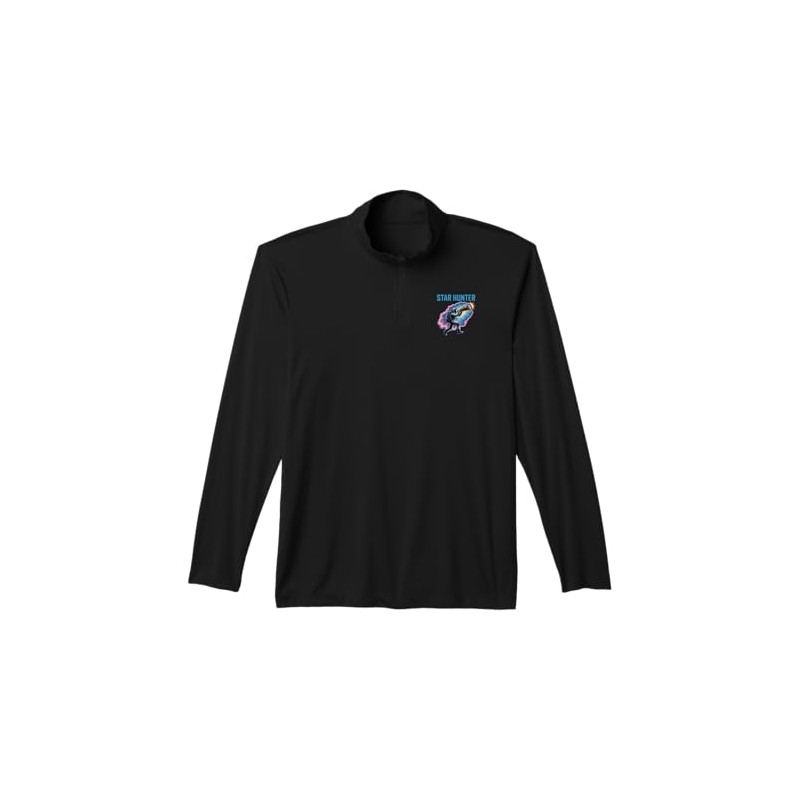Star Hunter Astronaut Cosmic Telescope Space Performance Quarter-Zip Top